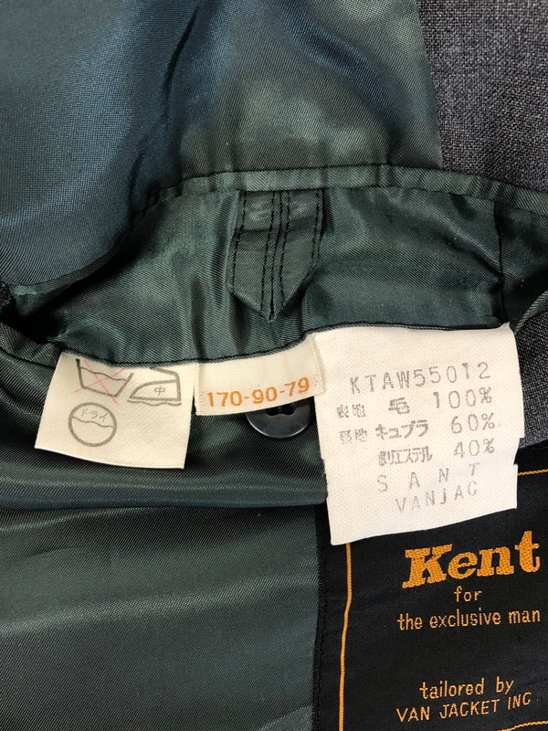 【中古品】【メンズ】 KENT ケント テーラードジャケット セットアップ ライトアウター 147-260818-AS-4-hon サイズ：170-90-79 カラー：グレー 万代Net店