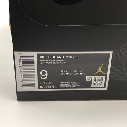 【中古美品】【メンズ】 NIKE ナイキ AIR JORDAN 1 MID “LA TO CHICAGO” IQ9383-611 エアジョーダン1 ミッド LA トゥ シカゴ スニーカー シューズ 靴 160-260624-hn-03-fur サイズ：27.0cm US9 カラー：ブラック/ホワイト/イエロー 万代Net店