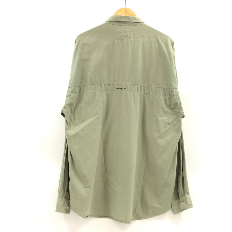 【中古品】【メンズ】 CLOUD'S クラウズ LS WORK SHIRT 長袖ワークシャツ トップス 146-260912-hn-07-fur サイズ：XL カラー：オリーブ系 万代Net店