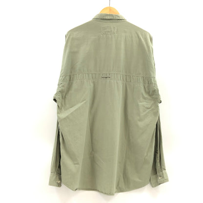 【中古品】【メンズ】 CLOUD'S クラウズ LS WORK SHIRT 長袖ワークシャツ トップス 146-260912-hn-07-fur サイズ：XL カラー：オリーブ系 万代Net店