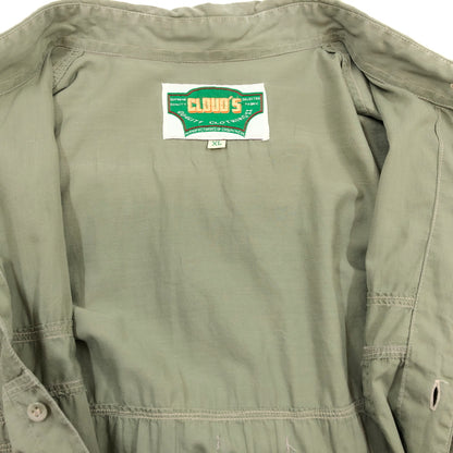 【中古品】【メンズ】 CLOUD'S クラウズ LS WORK SHIRT 長袖ワークシャツ トップス 146-260912-hn-07-fur サイズ：XL カラー：オリーブ系 万代Net店
