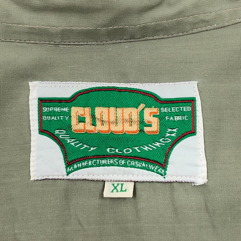 【中古品】【メンズ】 CLOUD'S クラウズ LS WORK SHIRT 長袖ワークシャツ トップス 146-260912-hn-07-fur サイズ：XL カラー：オリーブ系 万代Net店