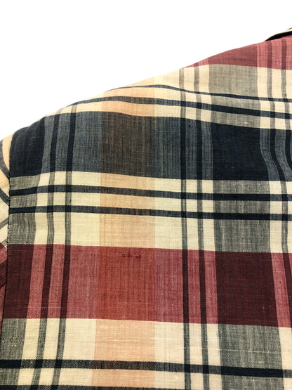 【現状渡し品】【メンズ】 USED 60’S テーラードジャケット ヴィンテージ ライトアウター 145-260818-AS-5-hon サイズ：下記参照 カラー：ベージュ/ネイビー/レッド 万代Net店