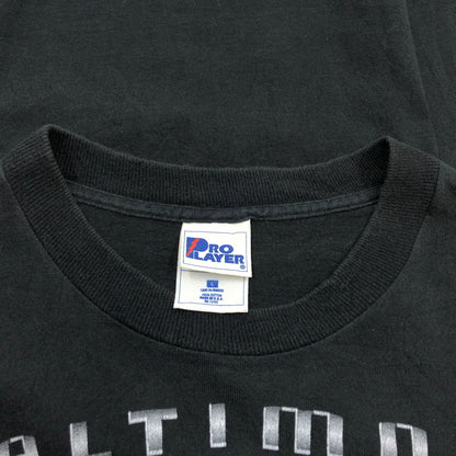【中古品】【メンズ】 PRO PLAYER プロプレイヤー 90S BALTIMORE RAVENS FOOTBALL S/S TEE 半袖Tシャツ トップス 146-260624-hn-06-fur サイズ：L カラー：ブラック 万代Net店