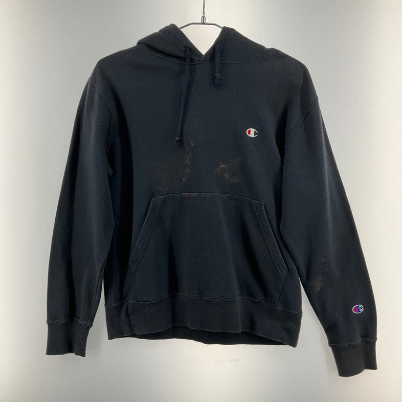 【現状渡し品】【メンズ】 Champion チャンピオン パーカー 142-260322-SS-12-iwa サイズ：M カラー：ブラック 万代Net店