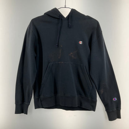 【現状渡し品】【メンズ】 Champion チャンピオン パーカー 142-260322-SS-12-iwa サイズ：M カラー：ブラック 万代Net店