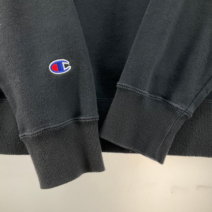 【現状渡し品】【メンズ】 Champion チャンピオン パーカー 142-260322-SS-12-iwa サイズ：M カラー：ブラック 万代Net店
