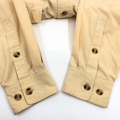 【中古品】【メンズ】 EXOFFICIO エクスオフィシオ LS FISHING SHIRT 長袖 フィッシングシャツ カジュアルシャツ トップス 146-260912-hn-08-fur サイズ：L カラー：ベージュ系 万代Net店