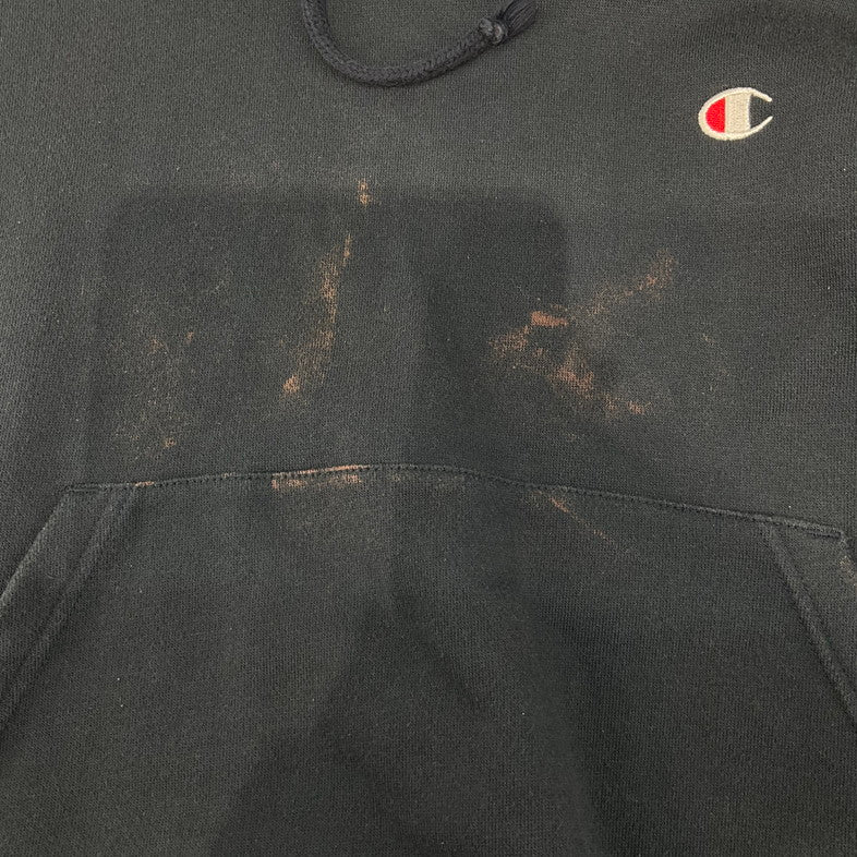 【現状渡し品】【メンズ】 Champion チャンピオン パーカー 142-260322-SS-12-iwa サイズ：M カラー：ブラック 万代Net店