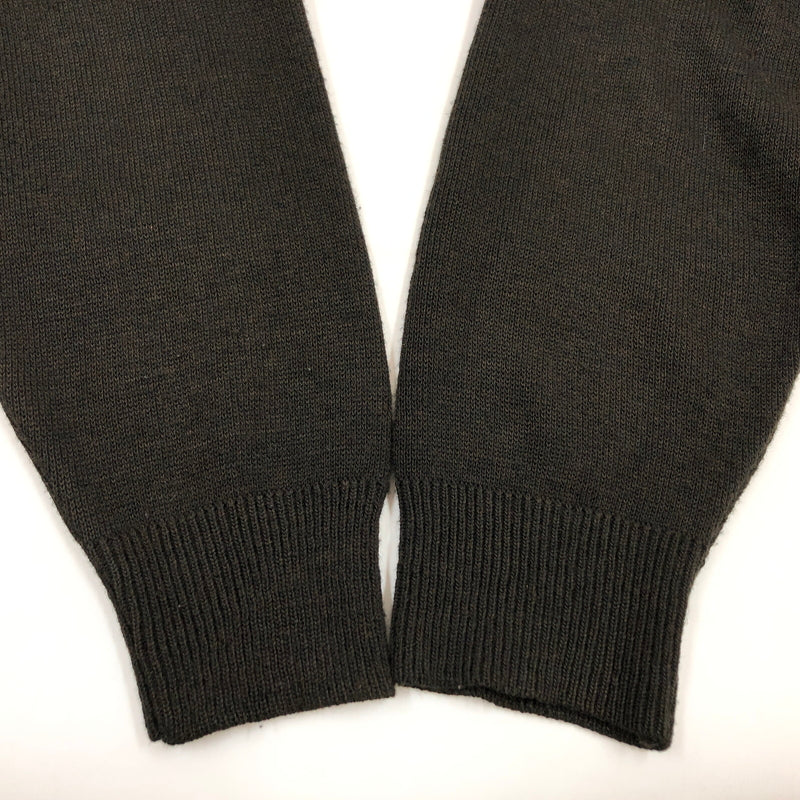 【中古品】【メンズ】 GRAN SASSO グランサッソ SWITCHING DESIGN CARDIGAN スイッチング デザイン カーディガン ニット トップス 146-260913-hn-01-fur サイズ：L カラー：ブラウン 万代Net店