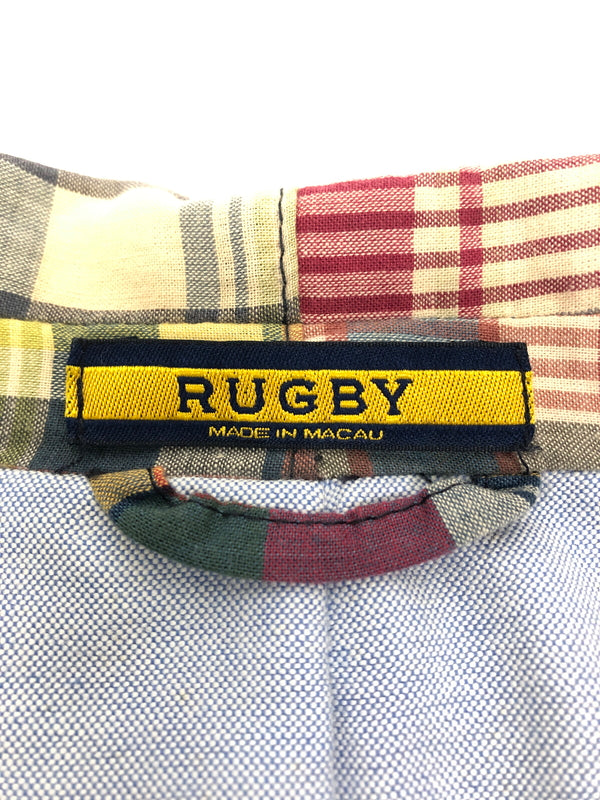 【中古品】【メンズ】 POLO RUGBY ポロ・ラグビー パッチワーク テーラードジャケット ライトアウター 147-260818-AS-7-hon サイズ：L カラー：マルチカラー 万代Net店