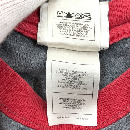 【中古品】【メンズ】 WALT DISNEY WORLD ウォルトディズニーワールド RAGLAN S/S TEE マレーシア製 半袖Tシャツ トップス 146-260624-hn-09-fur サイズ：L カラー：レッド/グレー 万代Net店