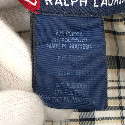 【現状渡し品】【メンズ】 CHAPS RALPH LAUREN チャップス ラルフローレン 半袖チェックシャツ カジュアルシャツ トップス 146-251026-hn-06-fur サイズ：M カラー：マルチカラー 万代Net店