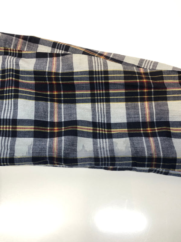 【中古品】【メンズ】 USED チェックテーラードジャケット ライトアウター ヴィンテージ 145-260818-AS-8-hon サイズ：下記参照 カラー：ネイビー計 万代Net店