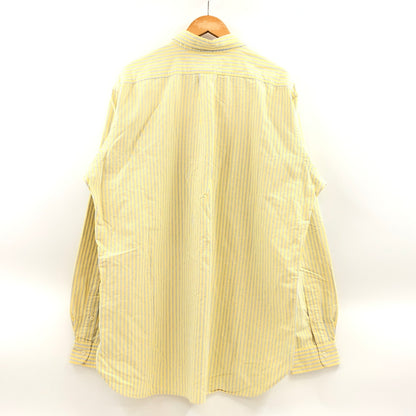 【中古品】【メンズ】 RALPH LAUREN ラルフローレン STRIPE LS BD SHIRT ストライプ ボタンダウン 長袖シャツ カジュアルシャツ トップス 146-260914-hn-02-fur サイズ：XL カラー：イエロー 万代Net店
