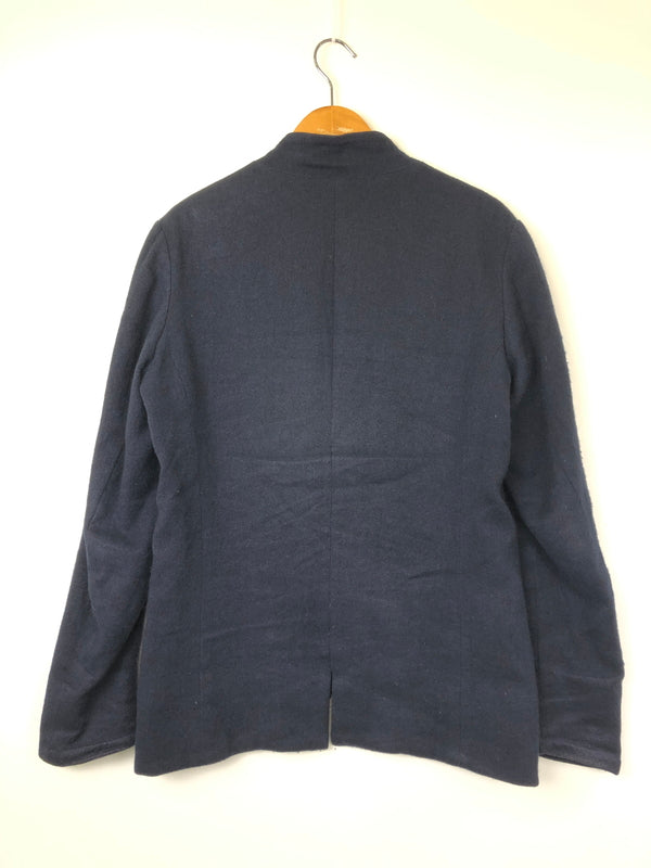 【中古品】【メンズ】 NO CONTROL AIR ノーコントロールエアー LINEN WOOL TAILORED JACKET リネンウールテーラードジャケット ライトアウター 140-260818-AS-10-hon サイズ：48 カラー：ネイビー 万代Net店