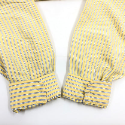 【中古品】【メンズ】 RALPH LAUREN ラルフローレン STRIPE LS BD SHIRT ストライプ ボタンダウン 長袖シャツ カジュアルシャツ トップス 146-260914-hn-02-fur サイズ：XL カラー：イエロー 万代Net店