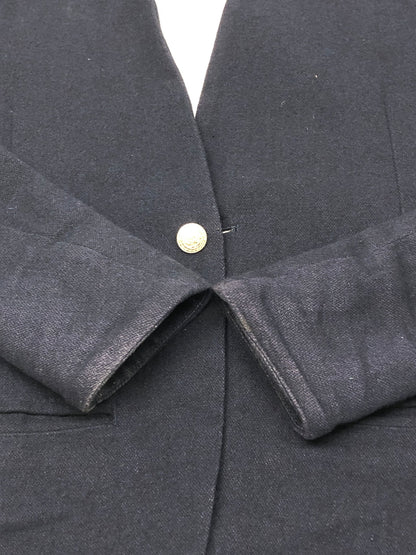 【中古品】【メンズ】 NO CONTROL AIR ノーコントロールエアー LINEN WOOL TAILORED JACKET リネンウールテーラードジャケット ライトアウター 140-260818-AS-10-hon サイズ：48 カラー：ネイビー 万代Net店