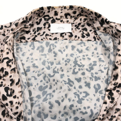 【中古品】【メンズ】 STAMPD スタンプド LEOPARD PRINT SS SHIRT レオパードプリント 半袖シャツ カジュアルシャツ トップス 147-260914-hn-03-fur サイズ：M カラー：ベージュ/ブラック系 万代Net店
