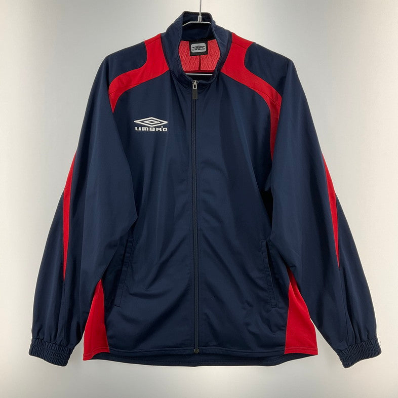 【中古品】【メンズ】 UMBRO ジップジャージ 147-260324-SS-04-iwa サイズ：L カラー：ネイビー レッド 万代Net店