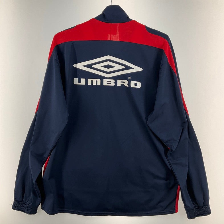 【中古品】【メンズ】 UMBRO ジップジャージ 147-260324-SS-04-iwa サイズ：L カラー：ネイビー レッド 万代Net店