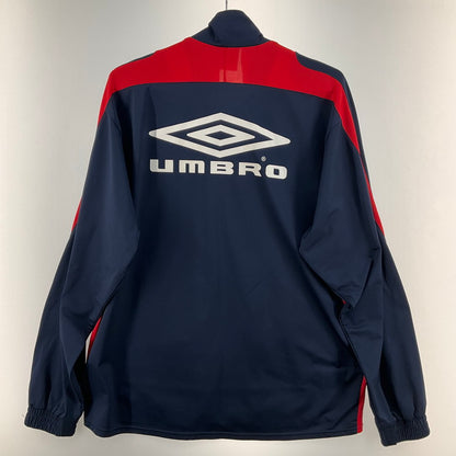 【中古品】【メンズ】 UMBRO ジップジャージ 147-260324-SS-04-iwa サイズ：L カラー：ネイビー レッド 万代Net店