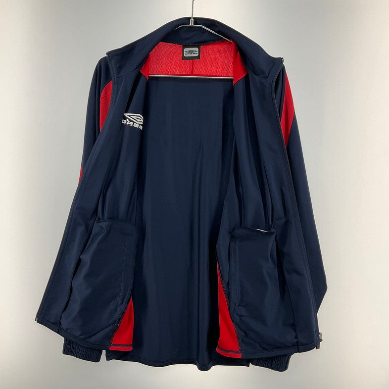 【中古品】【メンズ】 UMBRO ジップジャージ 147-260324-SS-04-iwa サイズ：L カラー：ネイビー レッド 万代Net店