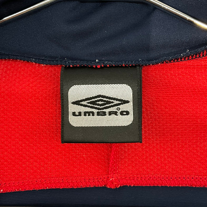 【中古品】【メンズ】 UMBRO ジップジャージ 147-260324-SS-04-iwa サイズ：L カラー：ネイビー レッド 万代Net店