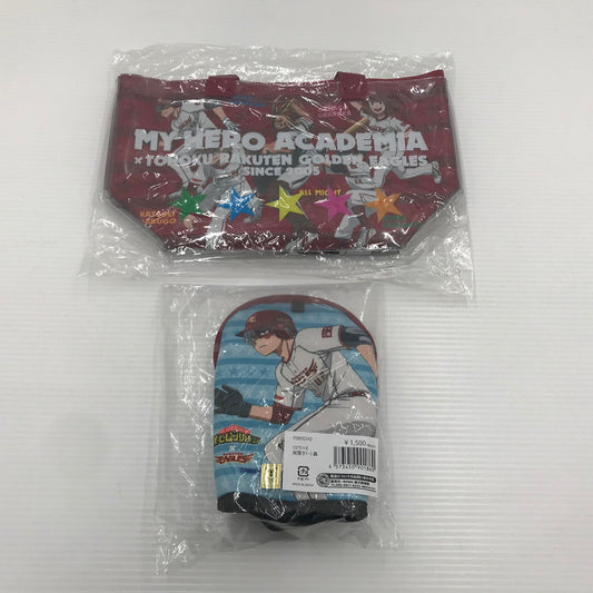 【中古美品】 僕のヒーローアカデミア×楽天イーグルス グッズセット ★轟 縦置きケース /ランチトートバッグ 051-260515-yk-04-tag 万代Net店