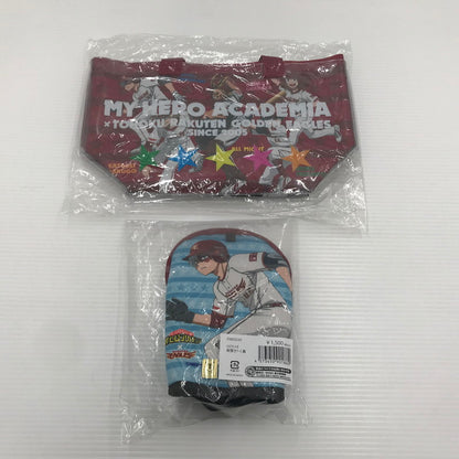 【中古美品】 僕のヒーローアカデミア×楽天イーグルス グッズセット ★轟 縦置きケース /ランチトートバッグ 051-260515-yk-04-tag 万代Net店