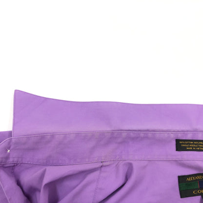【中古品】【メンズ】 ALEXANDER JULIAN アレキサンダー・ジュリアン 80-90S LS SHIRT 長袖シャツ カジュアルシャツ トップス 146-260914-hn-04-fur サイズ：XL カラー：パープル 万代Net店