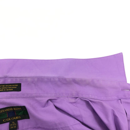 【中古品】【メンズ】 ALEXANDER JULIAN アレキサンダー・ジュリアン 80-90S LS SHIRT 長袖シャツ カジュアルシャツ トップス 146-260914-hn-04-fur サイズ：XL カラー：パープル 万代Net店