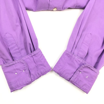 【中古品】【メンズ】 ALEXANDER JULIAN アレキサンダー・ジュリアン 80-90S LS SHIRT 長袖シャツ カジュアルシャツ トップス 146-260914-hn-04-fur サイズ：XL カラー：パープル 万代Net店