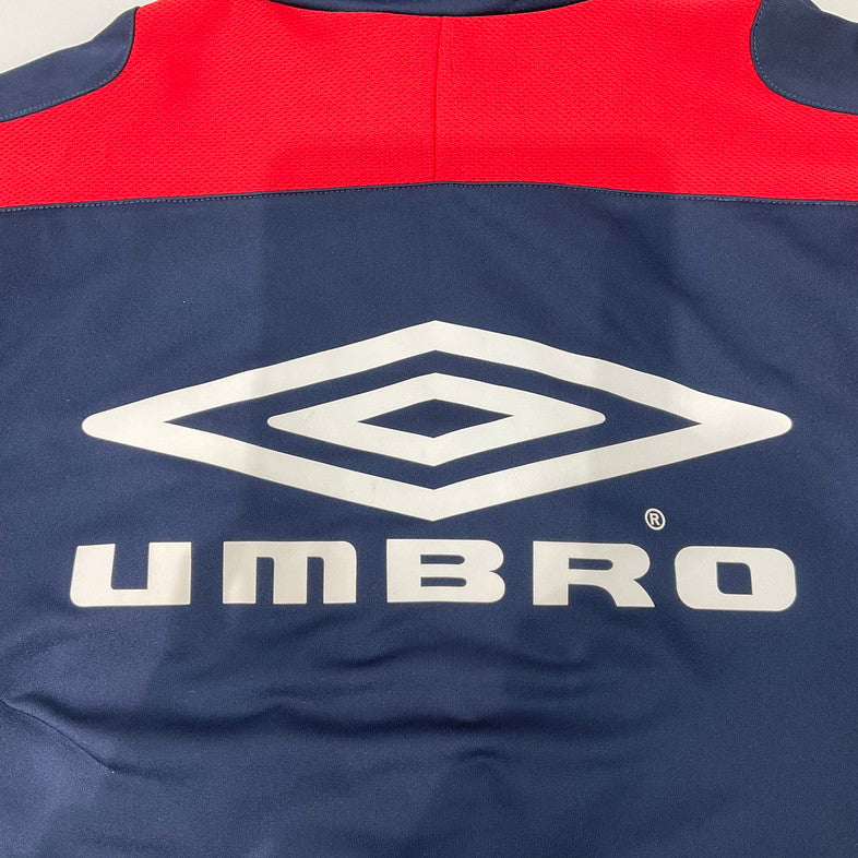 【中古品】【メンズ】 UMBRO ジップジャージ 147-260324-SS-04-iwa サイズ：L カラー：ネイビー レッド 万代Net店