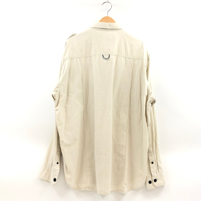 【中古品】【メンズ】 TRIPLE FIVE トリプルファイブ LS WORK SHIRT 長袖ワークシャツ カジュアルシャツ トップス 146-260914-hn-05-fur サイズ：XXL カラー：ベージュ 万代Net店