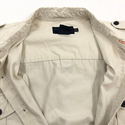 【中古品】【メンズ】 TRIPLE FIVE トリプルファイブ LS WORK SHIRT 長袖ワークシャツ カジュアルシャツ トップス 146-260914-hn-05-fur サイズ：XXL カラー：ベージュ 万代Net店