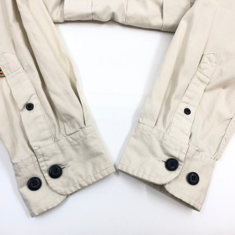 【中古品】【メンズ】 TRIPLE FIVE トリプルファイブ LS WORK SHIRT 長袖ワークシャツ カジュアルシャツ トップス 146-260914-hn-05-fur サイズ：XXL カラー：ベージュ 万代Net店