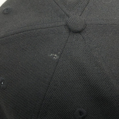 【中古品】【メンズ/レディース】 NEWERA ニューエラ × SCHOTT ショット 9FIFTY SNAPBACK BB CAP スナップバック ベースボールキャップ 帽子 185-260914-hn-06-fur サイズ：フリーサイズ カラー：ブラック 万代Net店