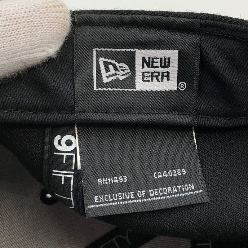 【中古品】【メンズ/レディース】 NEWERA ニューエラ × SCHOTT ショット 9FIFTY SNAPBACK BB CAP スナップバック ベースボールキャップ 帽子 185-260914-hn-06-fur サイズ：フリーサイズ カラー：ブラック 万代Net店