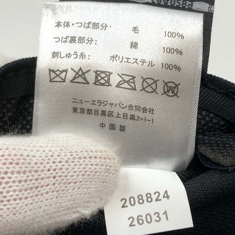【中古品】【メンズ/レディース】 NEWERA ニューエラ × SCHOTT ショット 9FIFTY SNAPBACK BB CAP スナップバック ベースボールキャップ 帽子 185-260914-hn-06-fur サイズ：フリーサイズ カラー：ブラック 万代Net店
