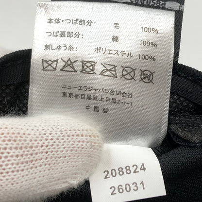【中古品】【メンズ/レディース】 NEWERA ニューエラ × SCHOTT ショット 9FIFTY SNAPBACK BB CAP スナップバック ベースボールキャップ 帽子 185-260914-hn-06-fur サイズ：フリーサイズ カラー：ブラック 万代Net店