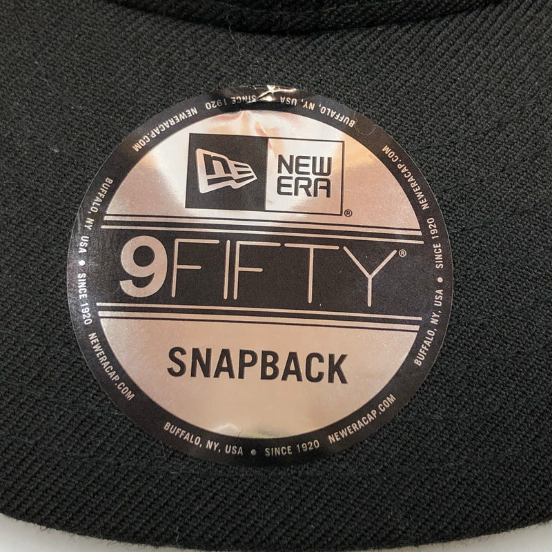 【中古品】【メンズ/レディース】 NEWERA ニューエラ × SCHOTT ショット 9FIFTY SNAPBACK BB CAP スナップバック ベースボールキャップ 帽子 185-260914-hn-06-fur サイズ：フリーサイズ カラー：ブラック 万代Net店