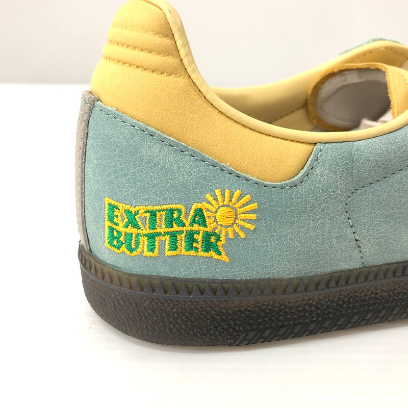 【中古美品】【メンズ】 adidas アディダス IE0174 SAMBA EXTRA BUTTER エクストラ バター サンバ コンソーシアム カップ ローカットスニーカー 161-240723-si-3-tei サイズ：28.5cm カラー：グリーン 万代Net店
