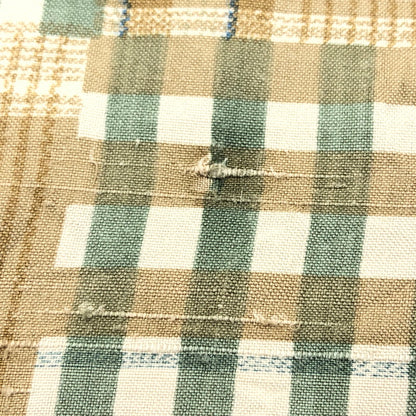 【現状渡し品】【メンズ】 GOOUCH グーチ パッチワーク半袖シャツ シルク トップス 146-251027-hn-02-fur サイズ：S カラー：ブラウン系 万代Net店