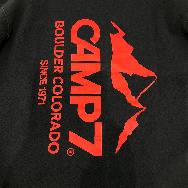 【中古品】【メンズ】 CAMP7 胸元ロゴ刺繍 スウェット 147-260324-SS-06-iwa サイズ：M カラー：ネイビー 万代Net店