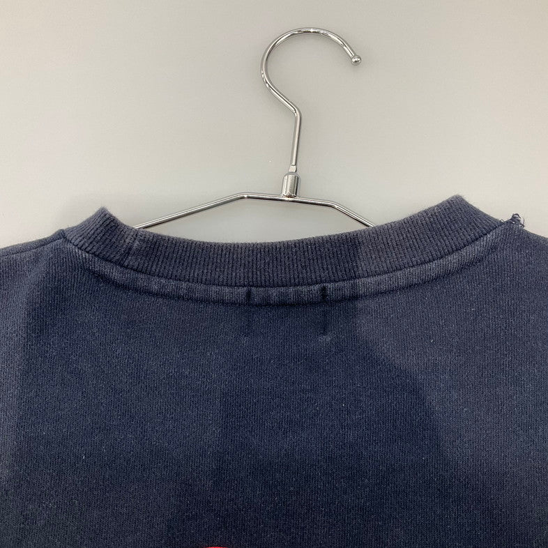 【中古品】【メンズ】 CAMP7 胸元ロゴ刺繍 スウェット 147-260324-SS-06-iwa サイズ：M カラー：ネイビー 万代Net店