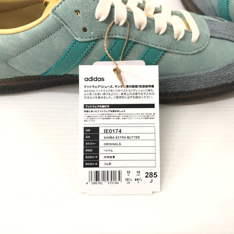【中古美品】【メンズ】 adidas アディダス IE0174 SAMBA EXTRA BUTTER エクストラ バター サンバ コンソーシアム カップ ローカットスニーカー 161-240723-si-3-tei サイズ：28.5cm カラー：グリーン 万代Net店