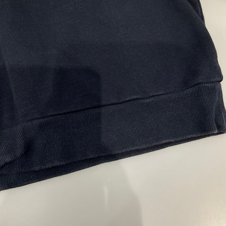 【中古品】【メンズ】 CAMP7 胸元ロゴ刺繍 スウェット 147-260324-SS-06-iwa サイズ：M カラー：ネイビー 万代Net店
