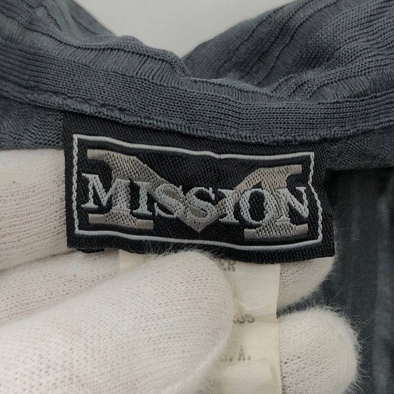 【現状渡し品】【メンズ】 MISSION ミッション 半袖シャツ カジュアルシャツ トップス 146-251027-hn-03-fur サイズ：M カラー：グレー 万代Net店