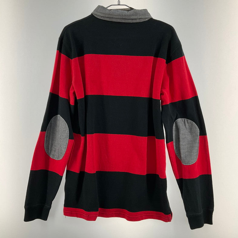 【中古品】【メンズ】 TOMMY HILFIGER トミーヒルフィガー 21-4221206-720 LAGER SHIRT 147-260324-SS-07-iwa サイズ：L カラー：ブラック レッド 万代Net店